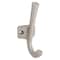 National Hardware National Hardware Powell Medium Satin Nickel Silver Aluminum 4-15/16 in. L Angled Hook 60 lb 1 pk N337-913 - alternate 1